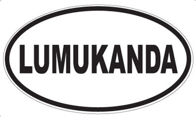 LUMUKANDA - Oval Sticker