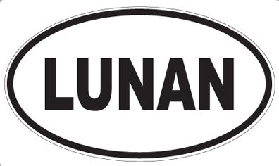 LUNAN - Oval Magnet