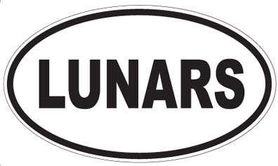 LUNARS - Oval Sticker