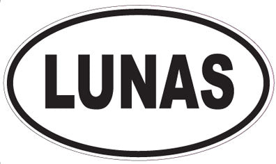 LUNAS - Oval Sticker