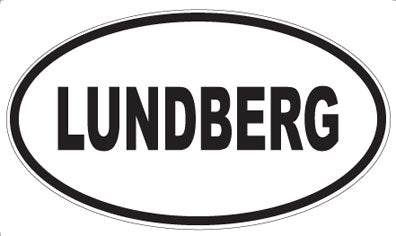 LUNDBERG - Oval Magnet