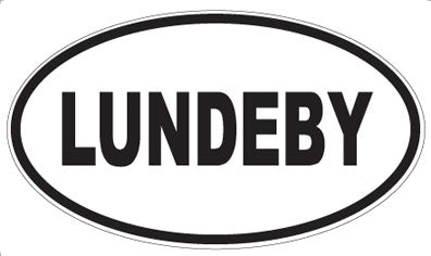 LUNDEBY - Oval Magnet