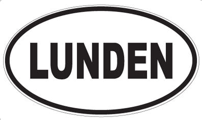 LUNDEN - Oval Magnet