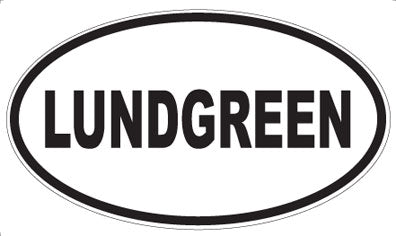 LUNDGREEN - Oval Magnet