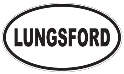LUNGSFORD - Oval Sticker