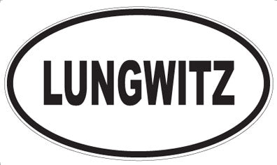 LUNGWITZ - Oval Sticker