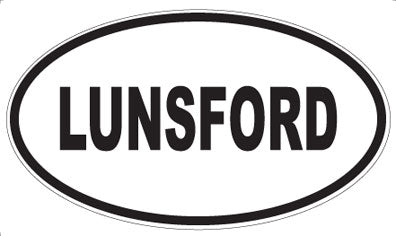 LUNSFORD - Oval Magnet