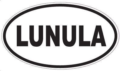 LUNULA - Oval Sticker