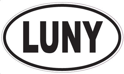 LUNY - Oval Sticker