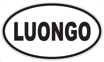 LUONGO - Oval Sticker