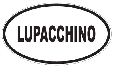 LUPACCHINO - Oval Magnet
