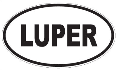 LUPER - Oval Magnet