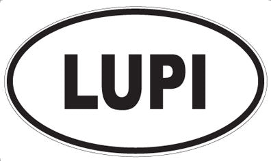 LUPI - Oval Sticker