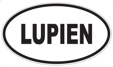 LUPIEN - Oval Sticker