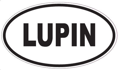 LUPIN - Oval Sticker