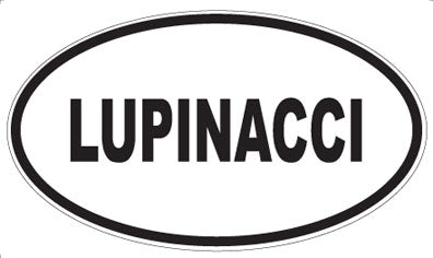 LUPINACCI - Oval Magnet