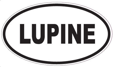LUPINE - Oval Sticker