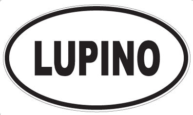 LUPINO - Oval Sticker