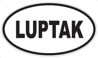 LUPTAK - Oval Magnet