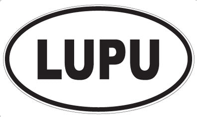 LUPU - Oval Magnet