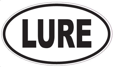 LURE - Oval Sticker