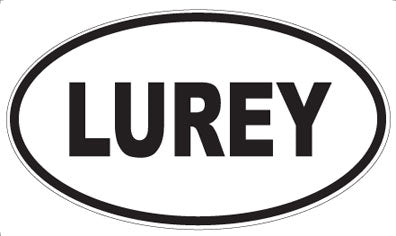 LUREY - Oval Sticker