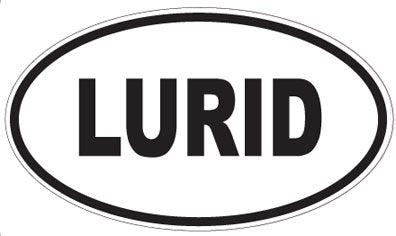 LURID - Oval Magnet