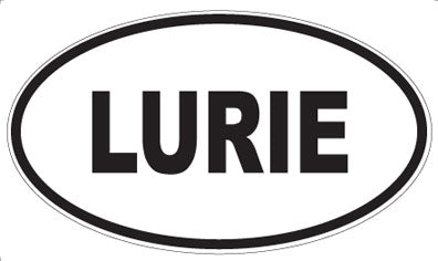 LURIE - Oval Sticker