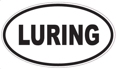 LURING - Oval Sticker