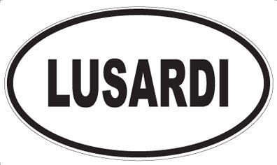 LUSARDI - Oval Magnet