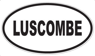 LUSCOMBE - Oval Sticker