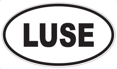 LUSE - Oval Sticker