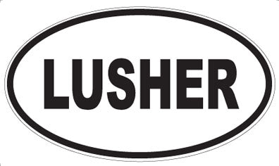 LUSHER - Oval Magnet