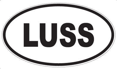 LUSS - Oval Magnet