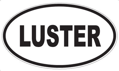 LUSTER - Oval Magnet