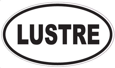 LUSTRE - Oval Sticker