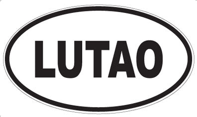 LUTAO - Oval Sticker