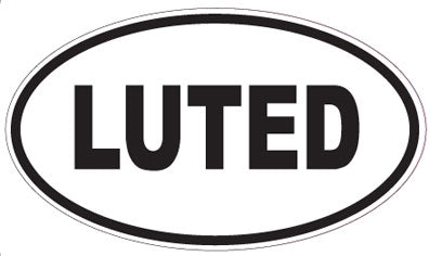LUTED - Oval Magnet