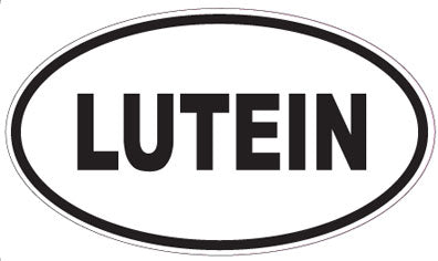 LUTEIN - Oval Sticker