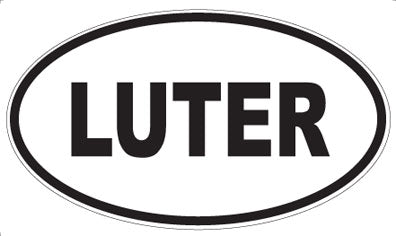 LUTER - Oval Magnet