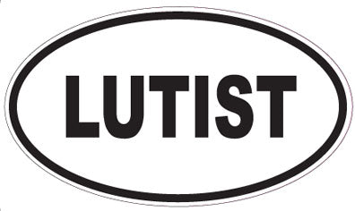 LUTIST - Oval Sticker