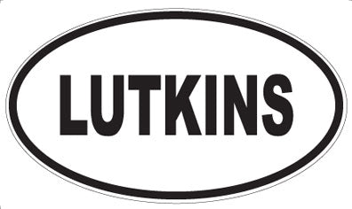 LUTKINS - Oval Magnet