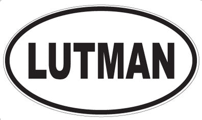 LUTMAN - Oval Magnet