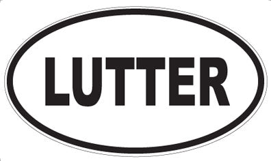 LUTTER - Oval Magnet