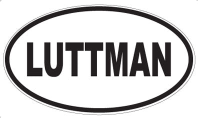 LUTTMAN - Oval Magnet
