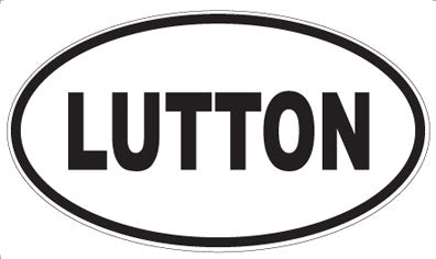 LUTTON - Oval Magnet