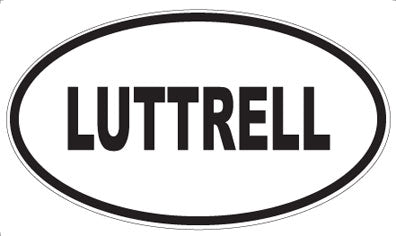 LUTTRELL - Oval Magnet