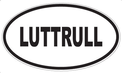 LUTTRULL - Oval Magnet