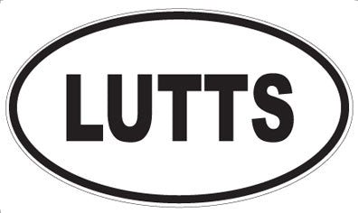 LUTTS - Oval Sticker
