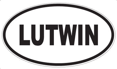 LUTWIN - Oval Sticker